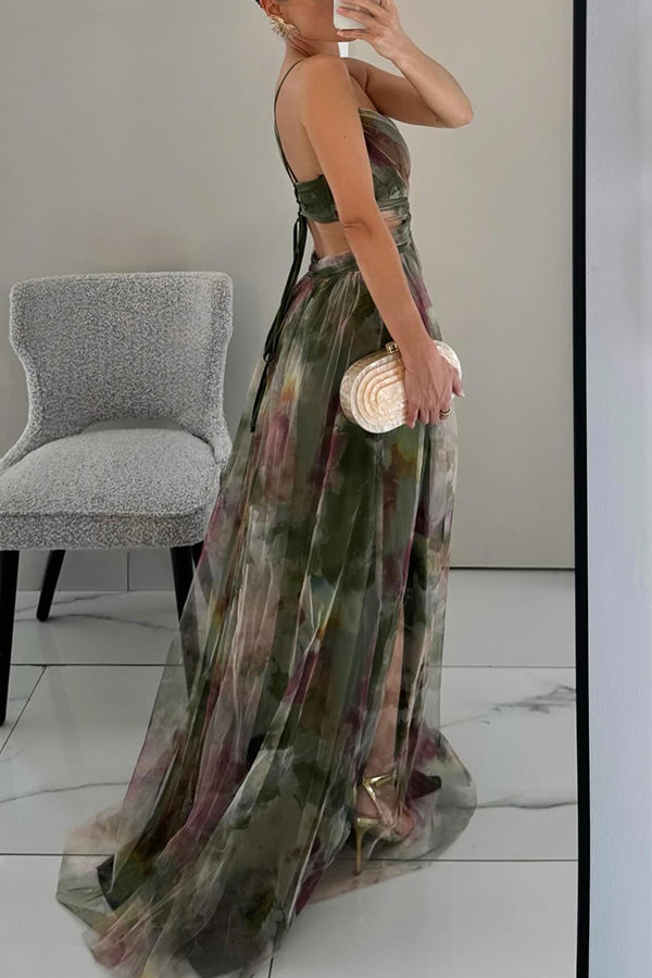 Morgan | Women's Floral Pleated Wrap Maxi Dress