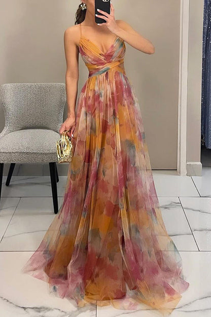 Morgan | Women's Floral Pleated Wrap Maxi Dress
