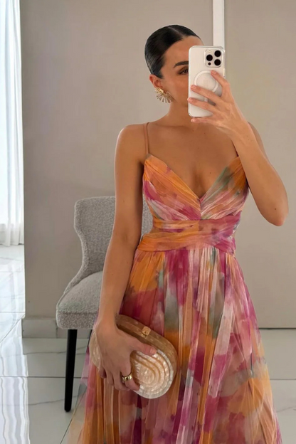 Morgan | Women's Floral Pleated Wrap Maxi Dress