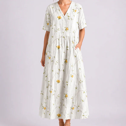 Jade | Women’s Elegant Floral Midi Dress