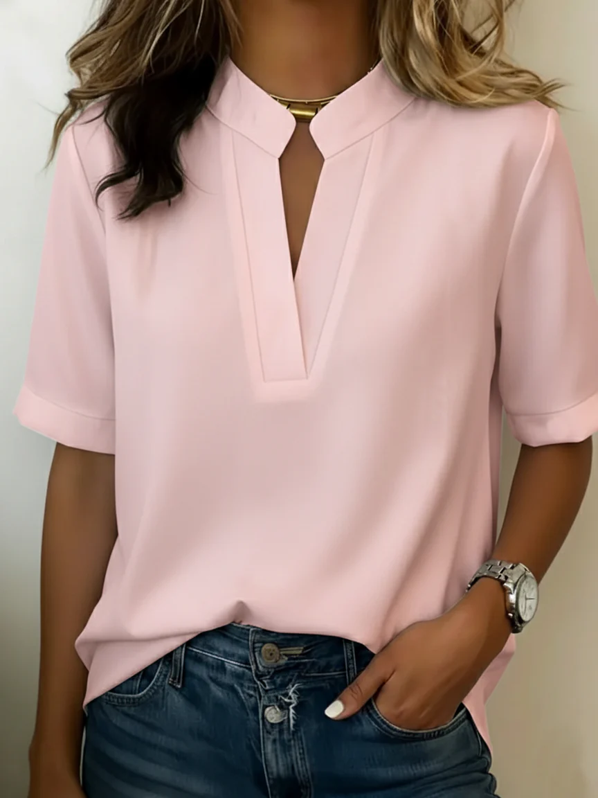 Tia | Women's Elegant Short-Sleeve Top