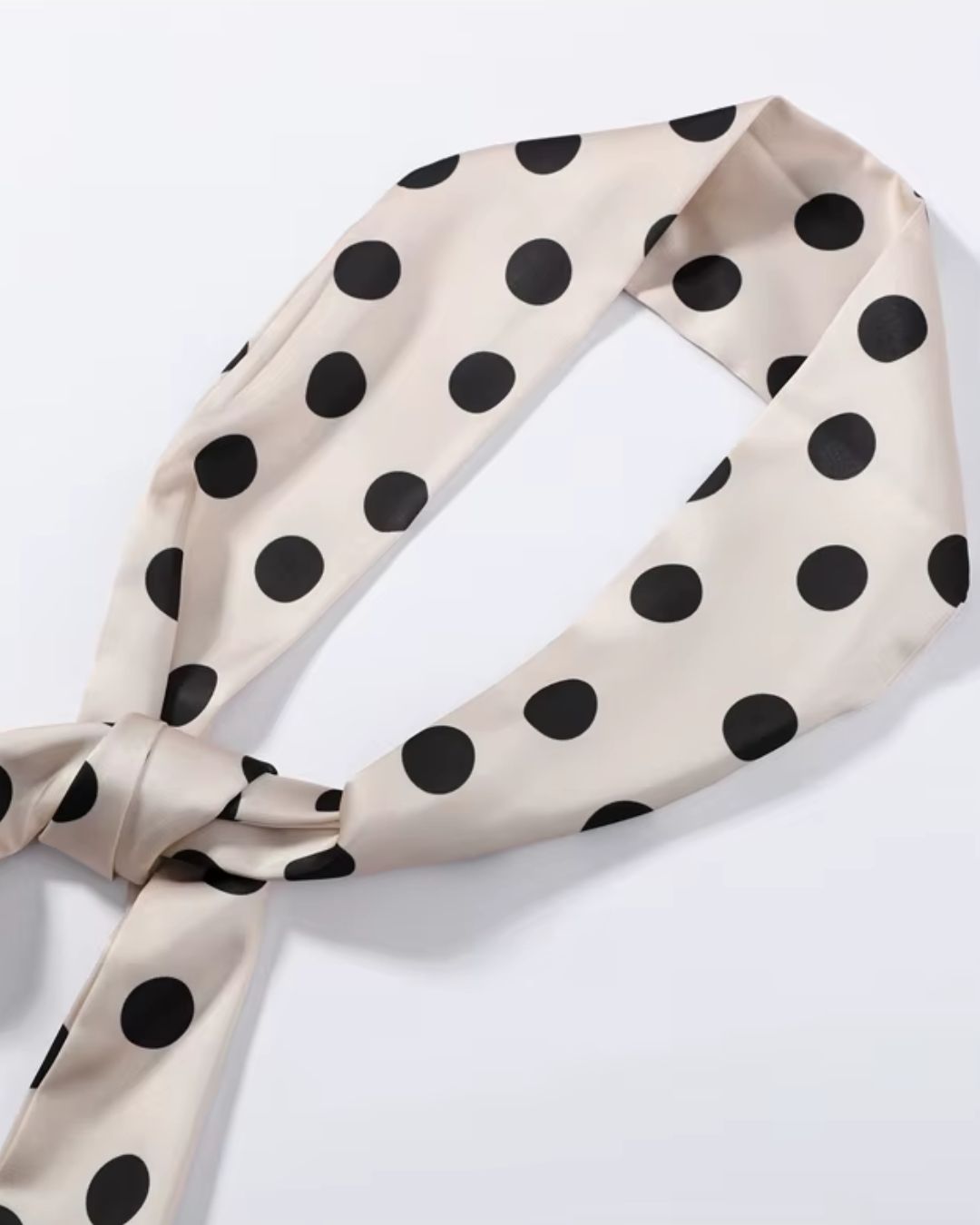 Kea | Women's Polka Dot Tie Neck Maxi Dress