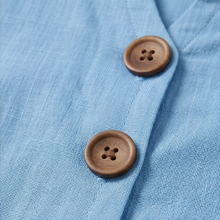 Liezel | Women’s Relaxed Button Midi Dress