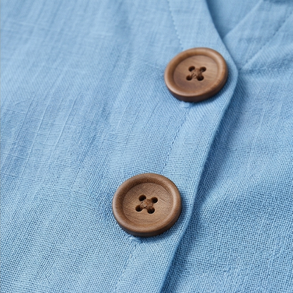 Liezel | Women’s Relaxed Button Midi Dress