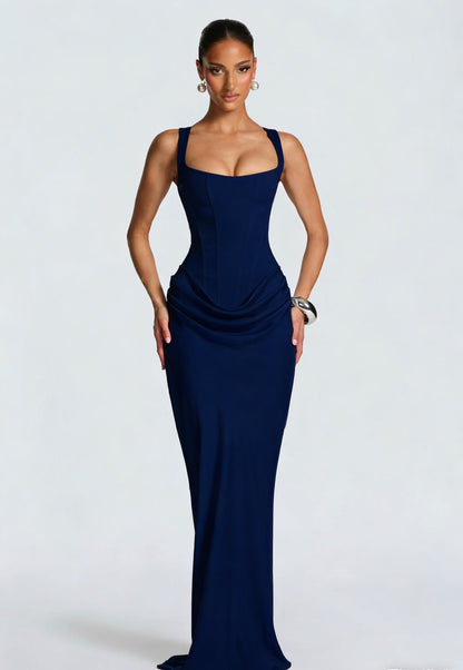 Nomsa | Women's Corset Style Maxi Dress