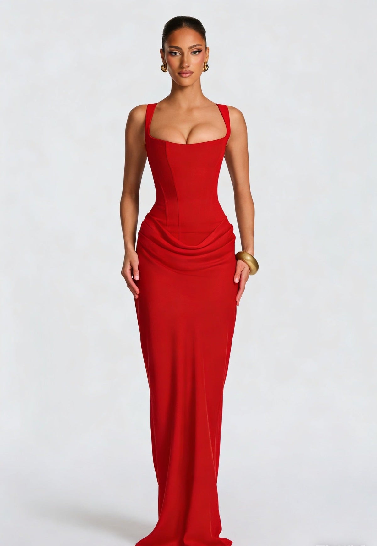 Nomsa | Women's Corset Style Maxi Dress