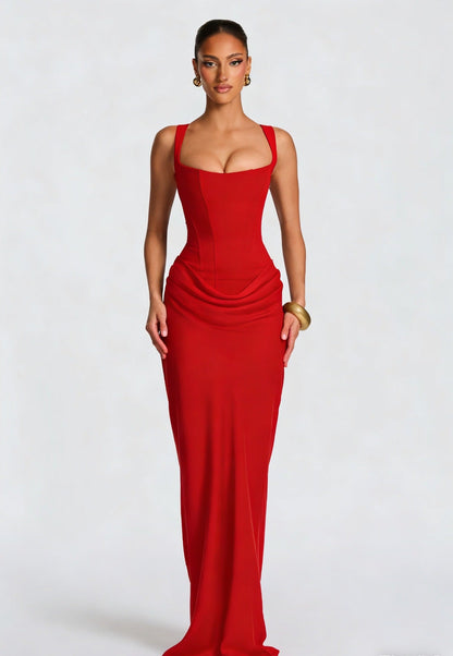 Nomsa | Women's Corset Style Maxi Dress