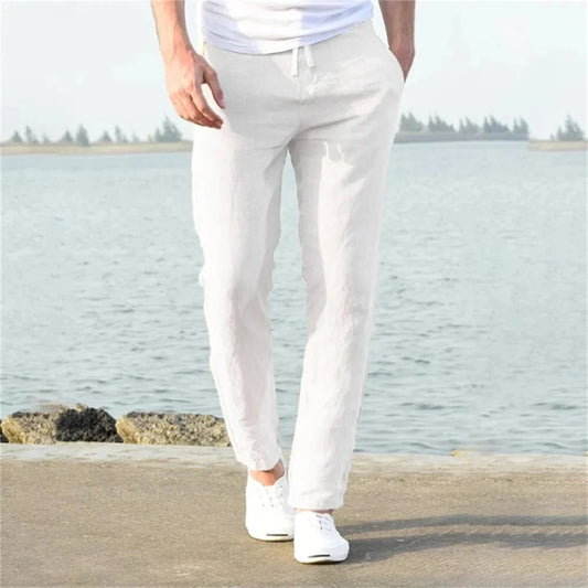 Jaco | Men’s Comfy Lightweight Summer Linen Pants