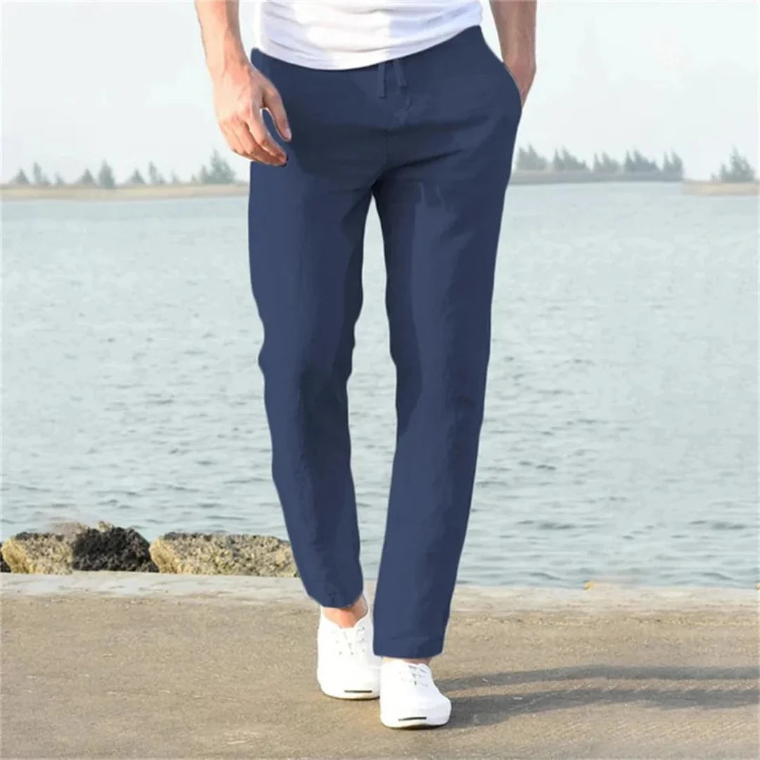 Jaco | Men’s Comfy Lightweight Summer Linen Pants