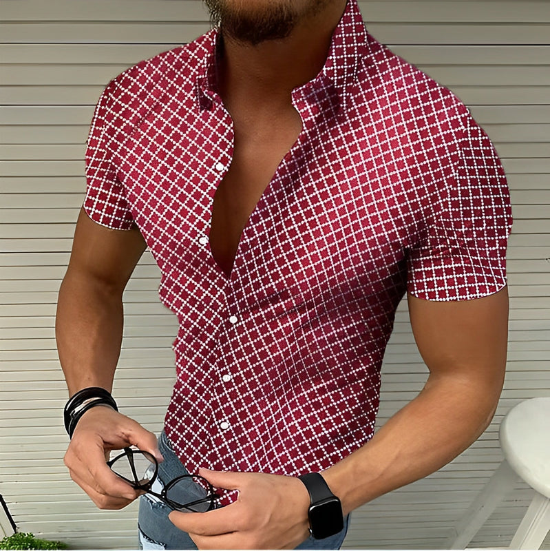 Pieter | Men's Short Sleeve Button-Up Shirt