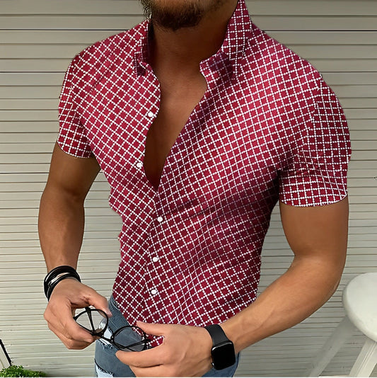 Pieter | Men's Short Sleeve Button-Up Shirt