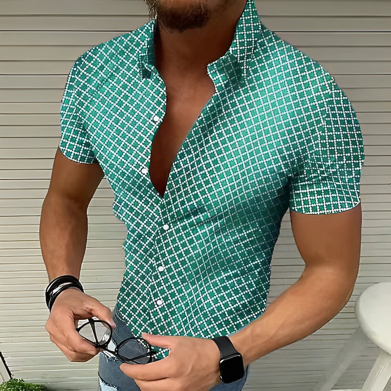 Pieter | Men's Short Sleeve Button-Up Shirt