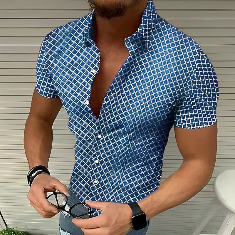 Pieter | Men's Short Sleeve Button-Up Shirt