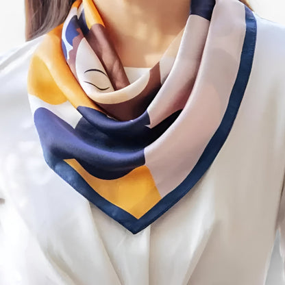 Robyn | Women's Printed Satin Scarf