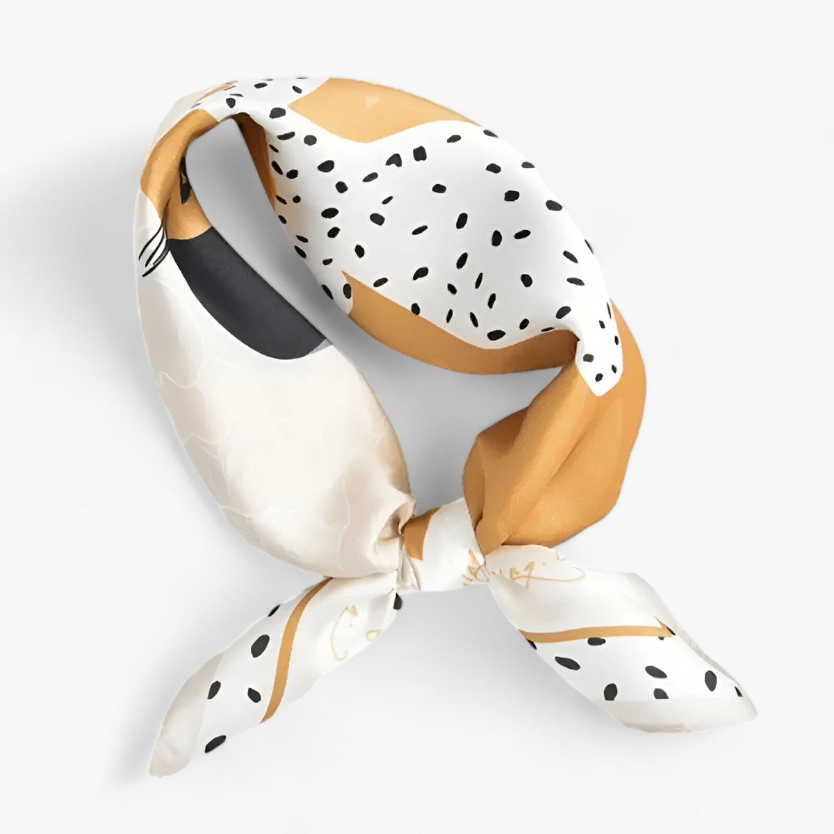 Robyn | Women's Printed Satin Scarf