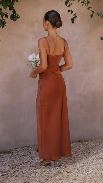 Thandi | Women's Satin Maxi Dress