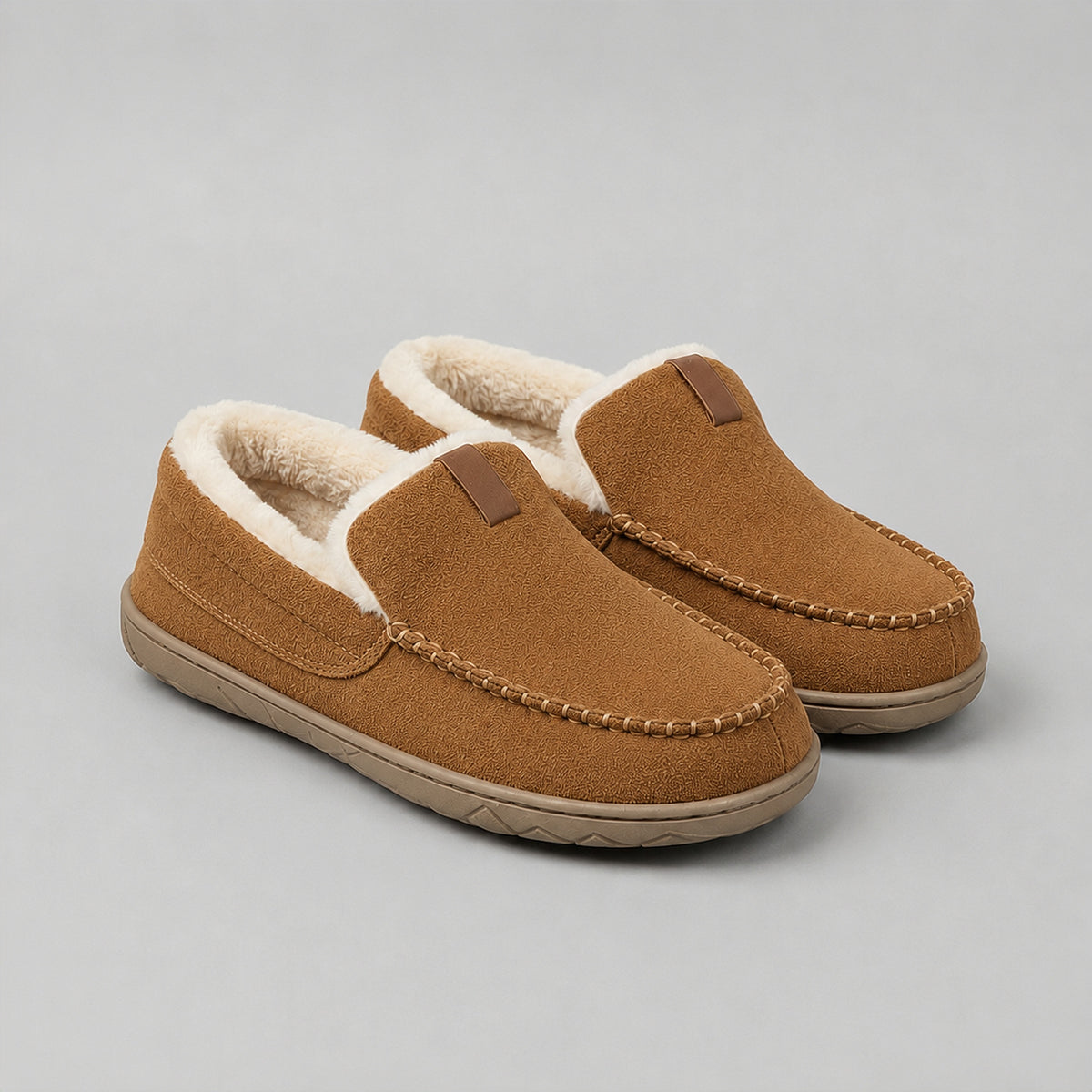 Cozy Moccasin Loafer - Tan