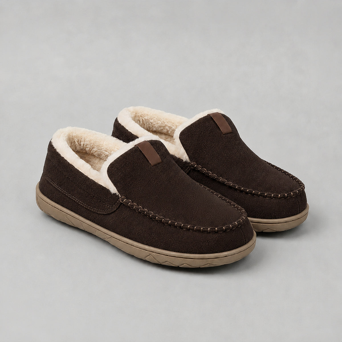 Cozy Moccasin Loafer - Brown